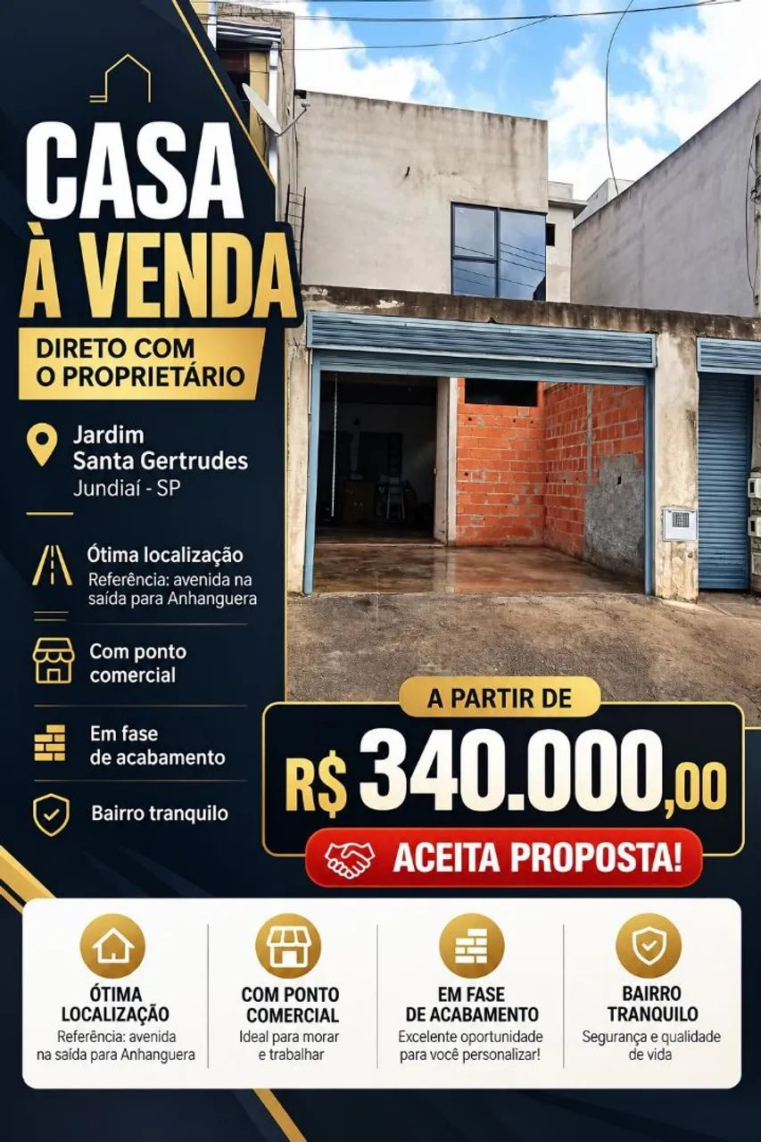 Casa com Ótimo Ponto Comercial 
