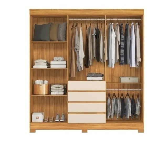 Guarda Roupa Opera 100% MDF com espelho - Foto 2