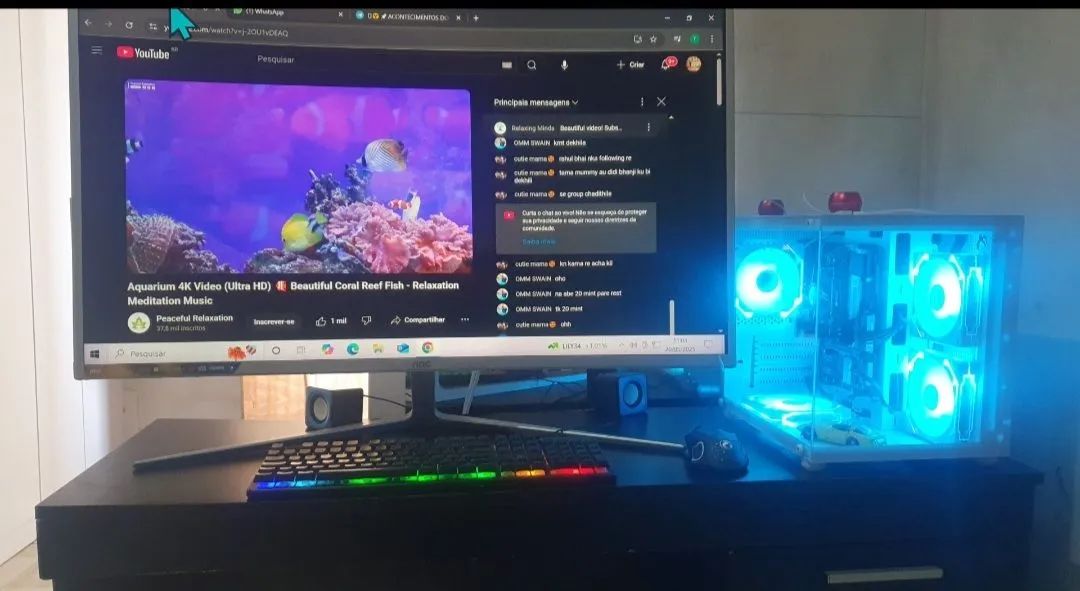 Monitor gamer curvo 40 troca . - Foto 3
