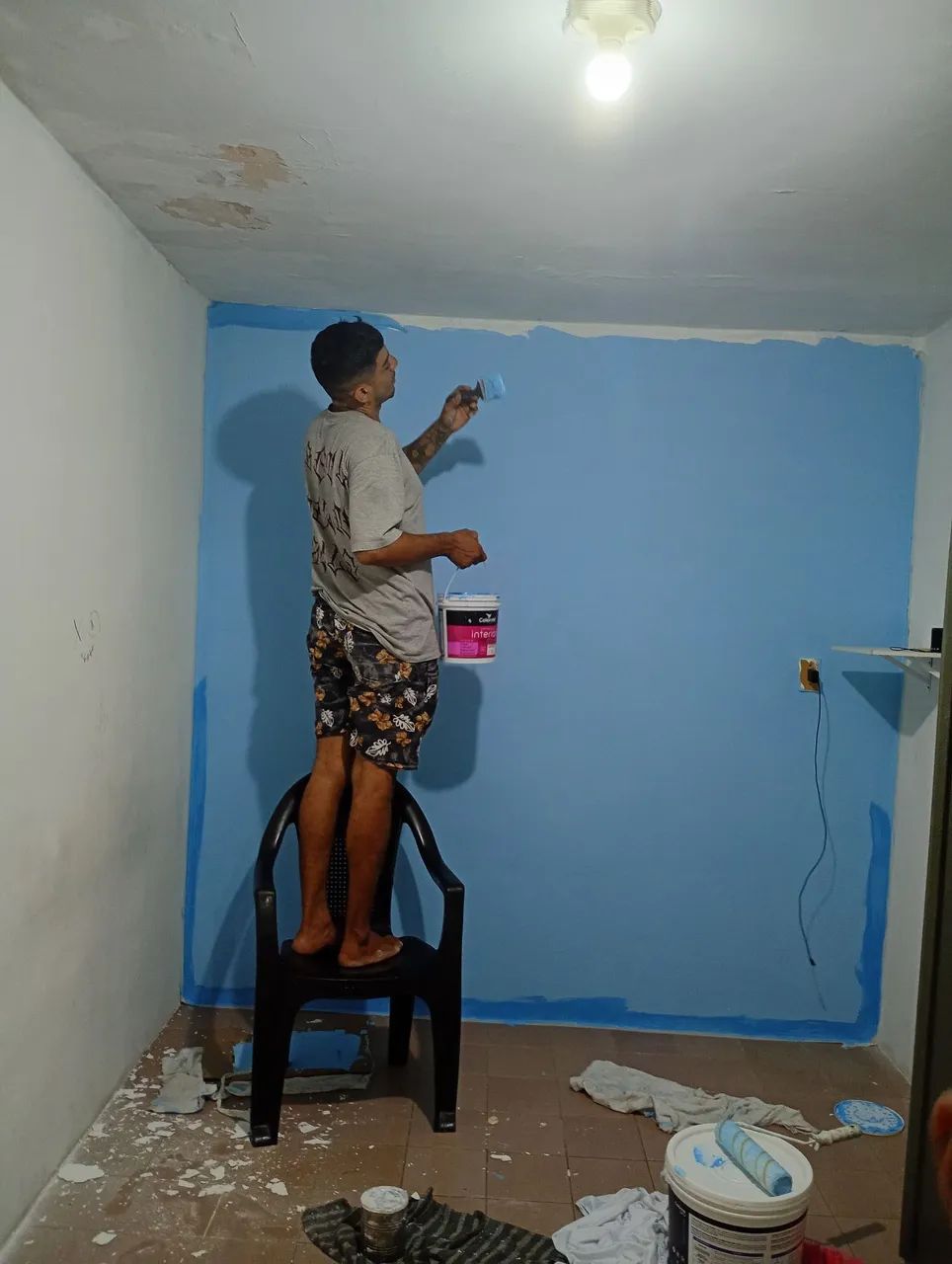 Pintor e grafiteiro 