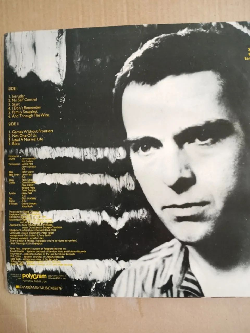 LP Peter Gabriel 3 Melt 1980 Vinil Original Games Without Frontiers VG+ - Foto 2
