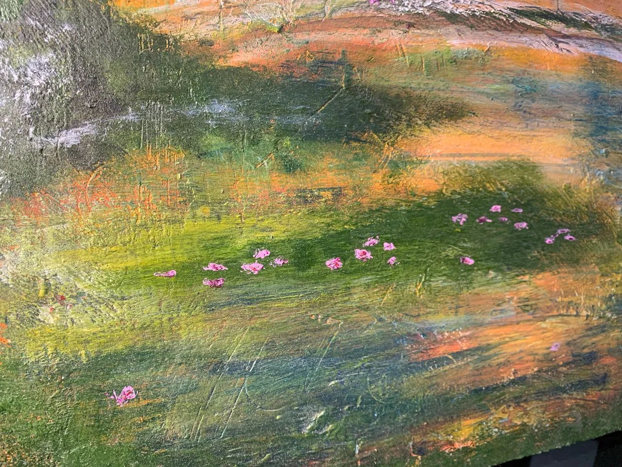 Pintura em tela com textura - Foto 3