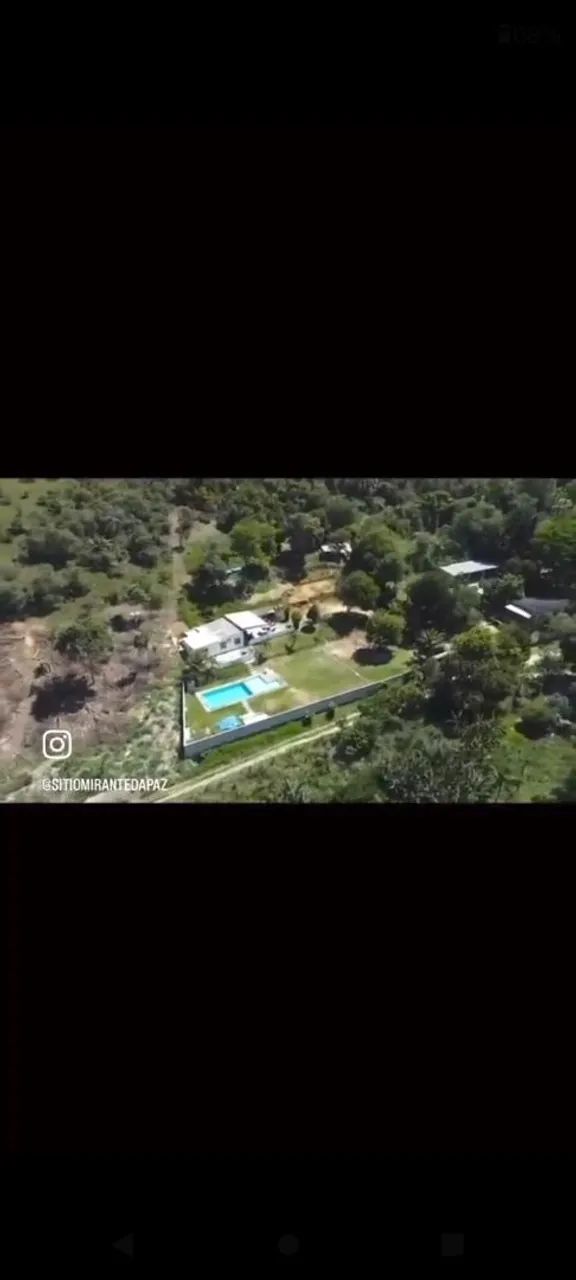 Sítio de 5600m2 com casa mobiliada Barão do Guandu Tinguá 
