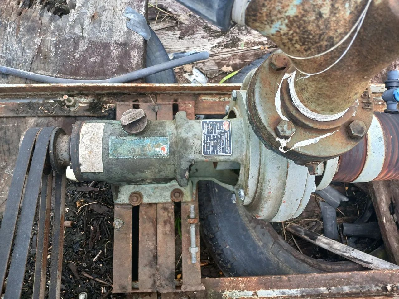 Motor b9 e bomba de irrigação  - Foto 2