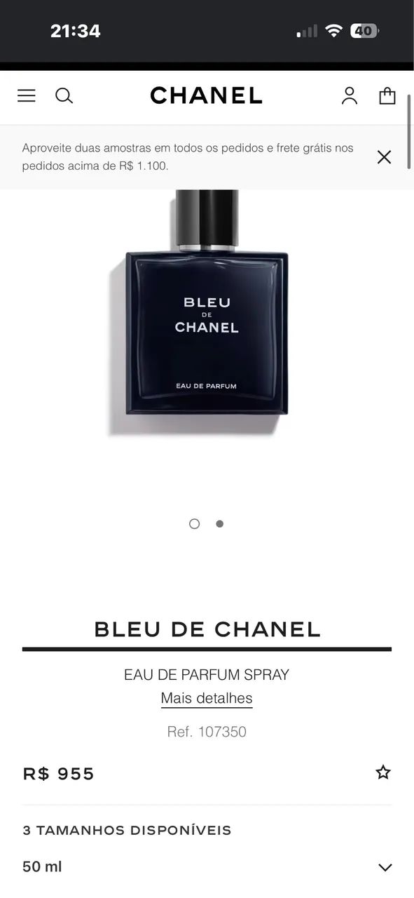 Bleu de chanel EDP - Foto 3