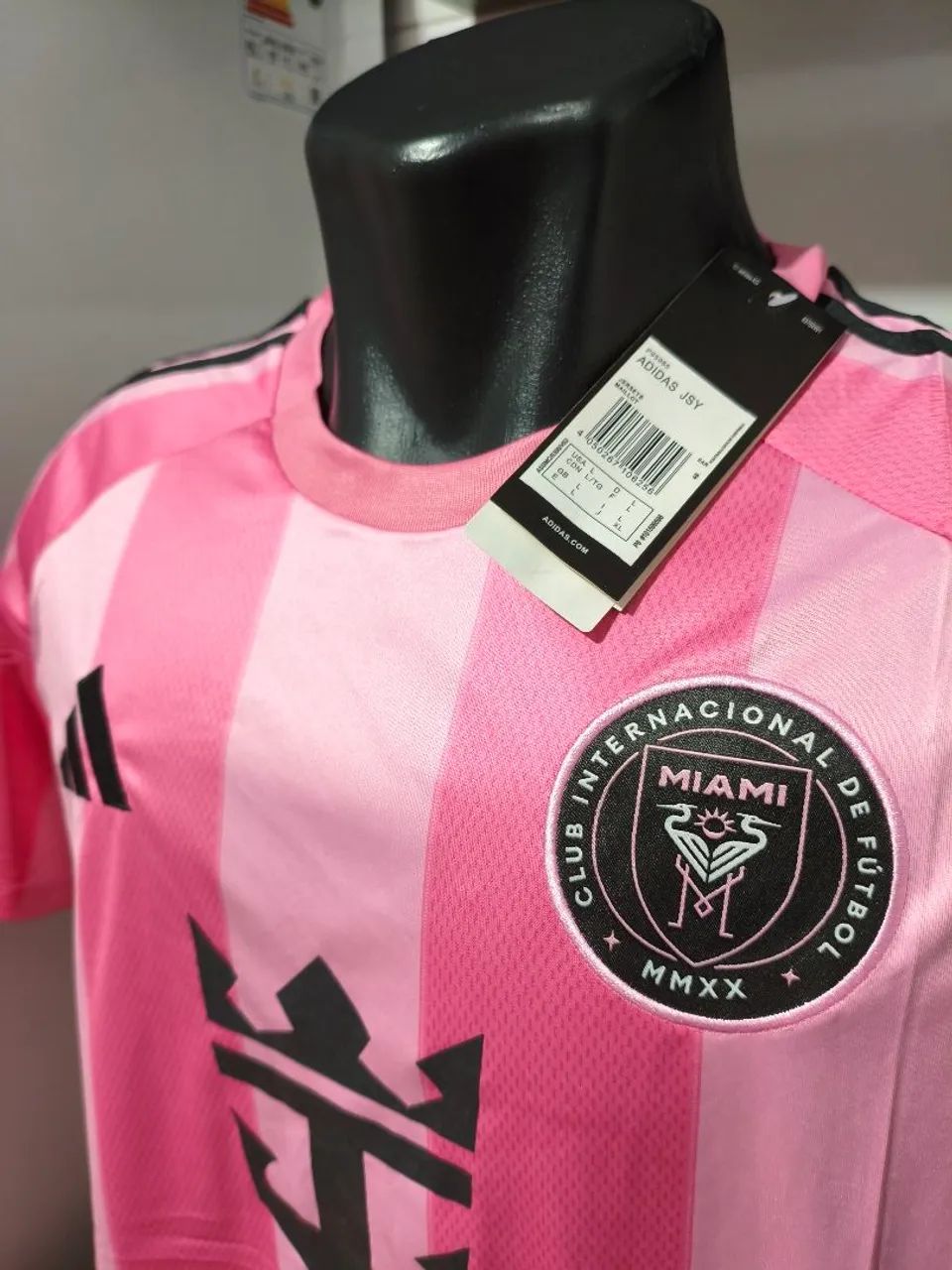 Camisa Inter Miami Adidas Rosa - Foto 4