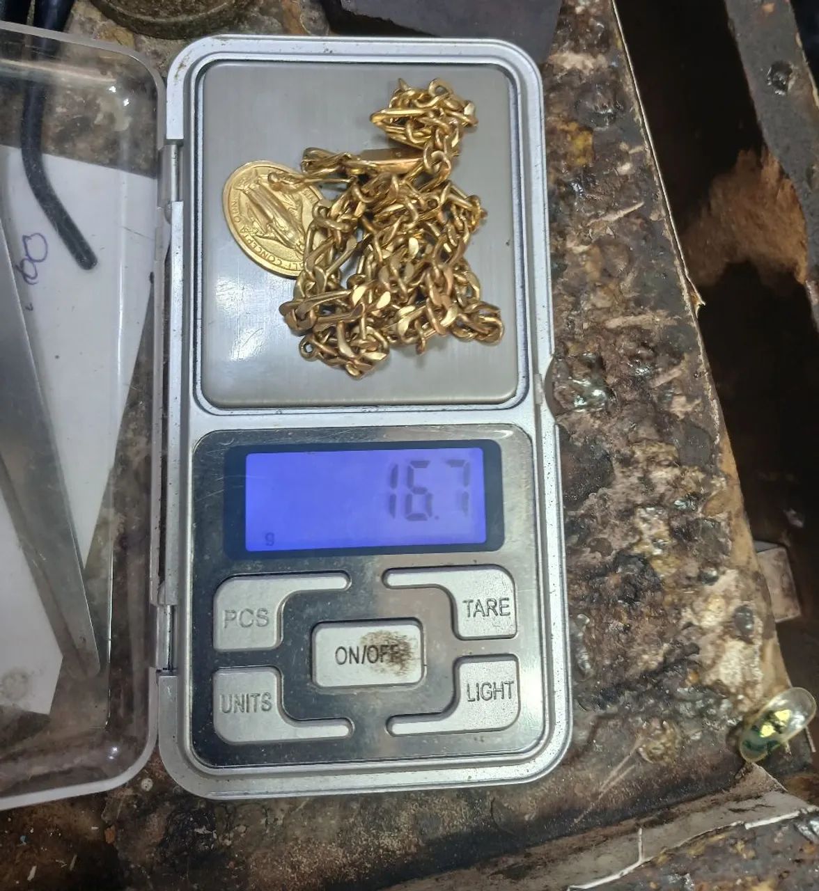 CORDÃO DE OURO 18K + PINGENTE  - Foto 2