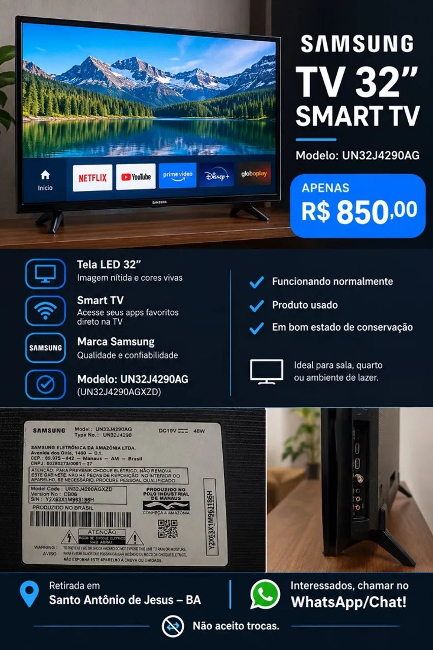 SMART TV SAMSUNG 32?
