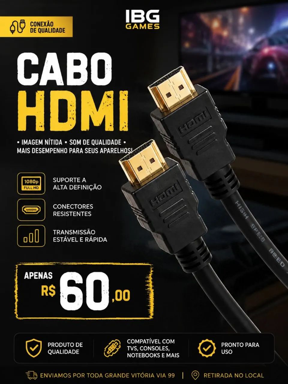 Cabo HDMI 