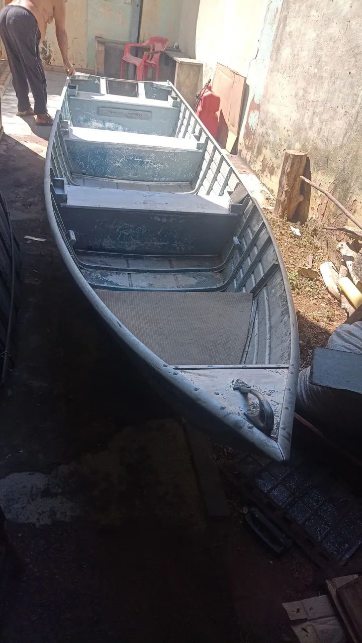 Barco 5,50 m com motor 15HP - Foto 2