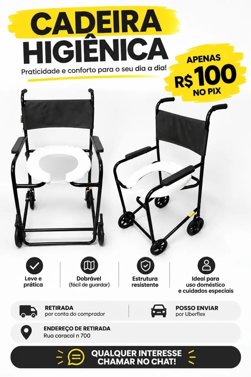 Cadeira higiênica 