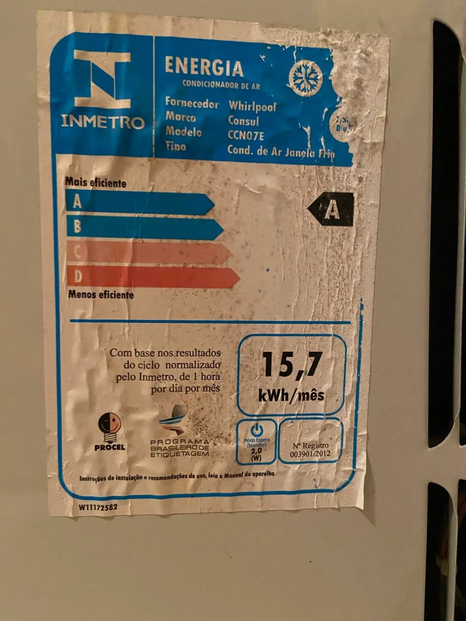 Ar Condicionado cônsul 7500btus com controle  - Foto 2