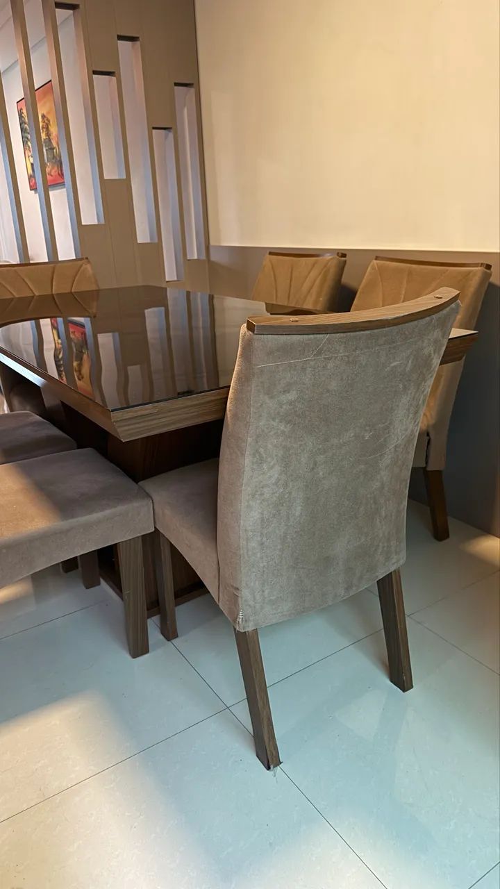 Mesa de jantar com 6 cadeiras  - Foto 5
