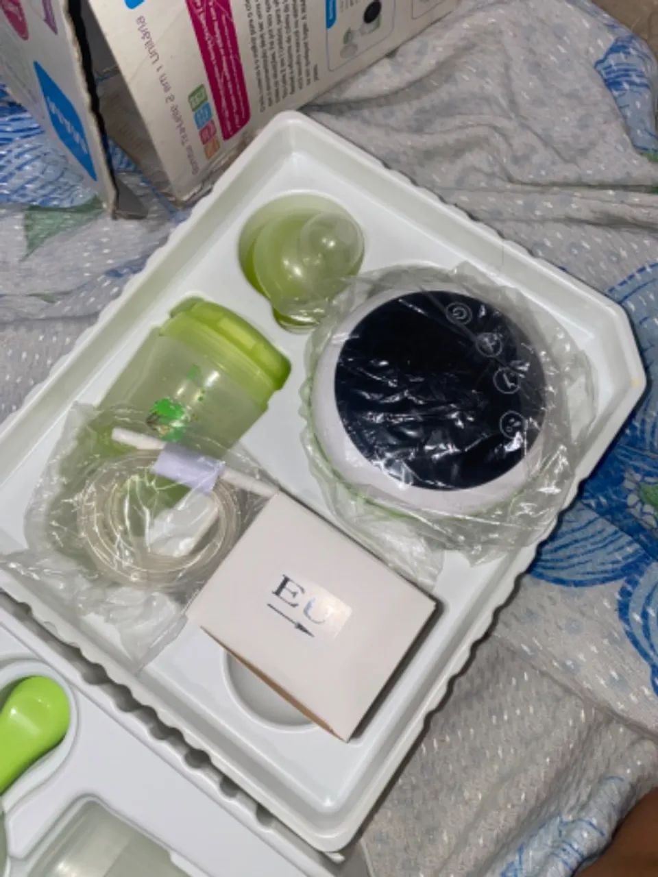 Bomba tira leite 2 em 1  - Foto 2