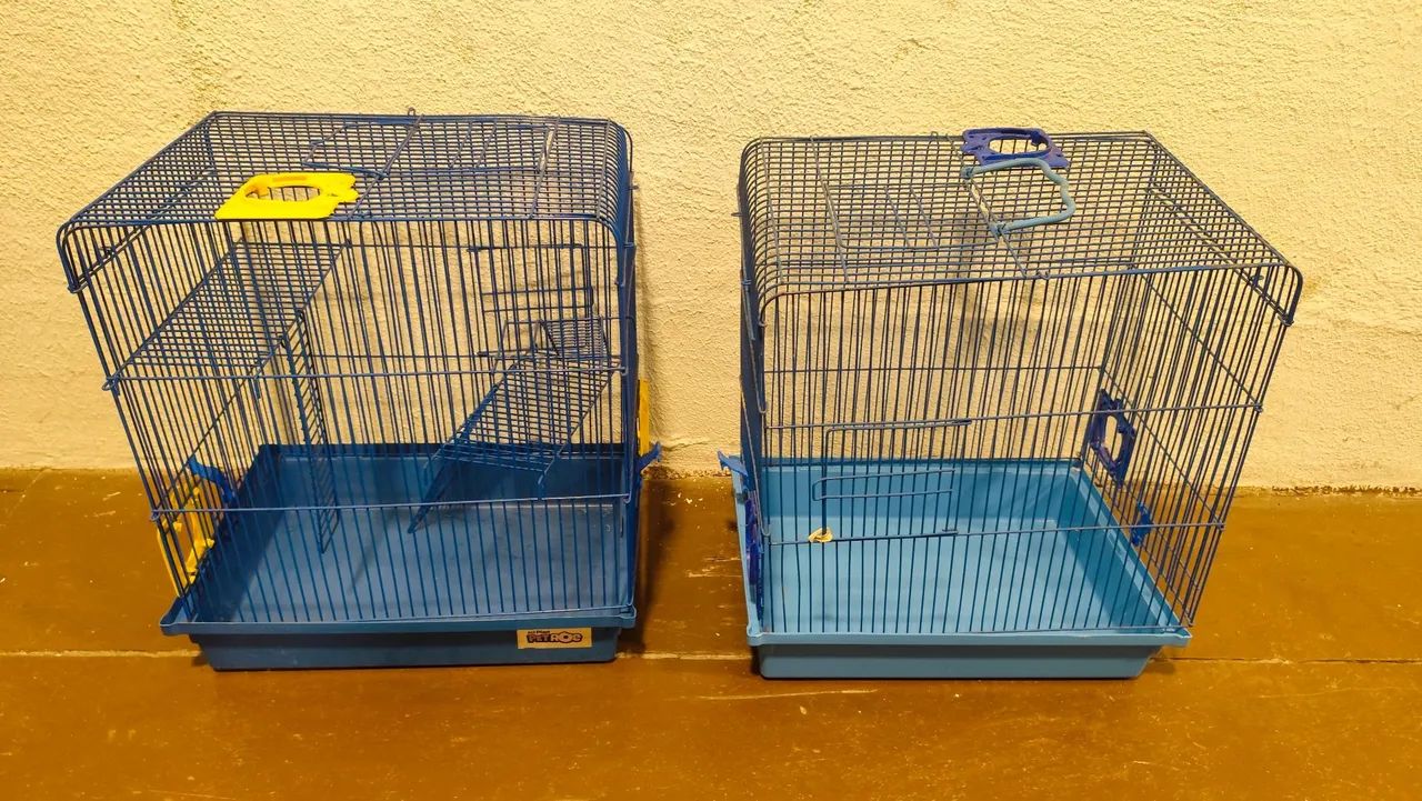 Gaiola/casa hamster com todos os acessórios 
