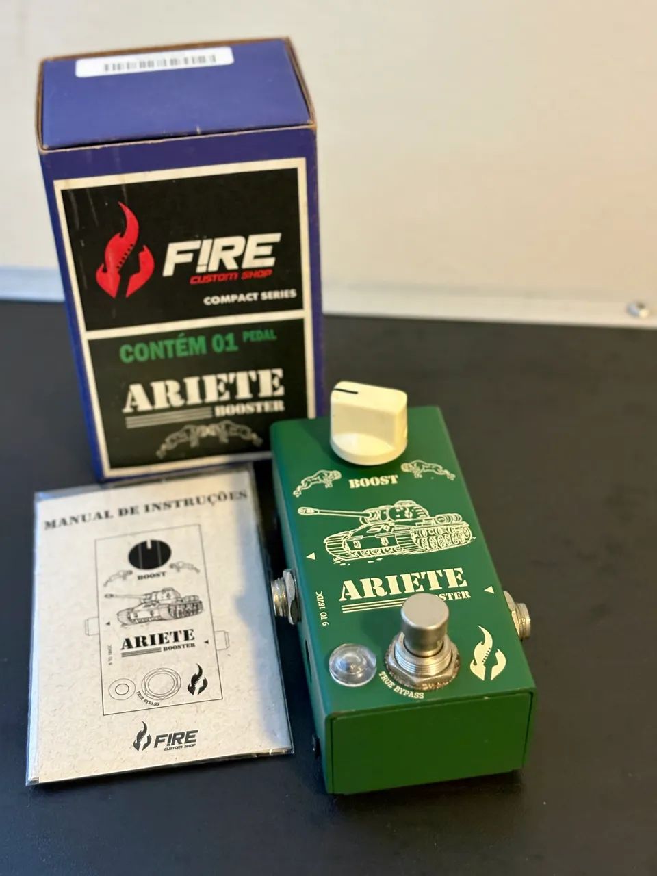 Pedal Booster Fire Ariete - Com caixa e manual