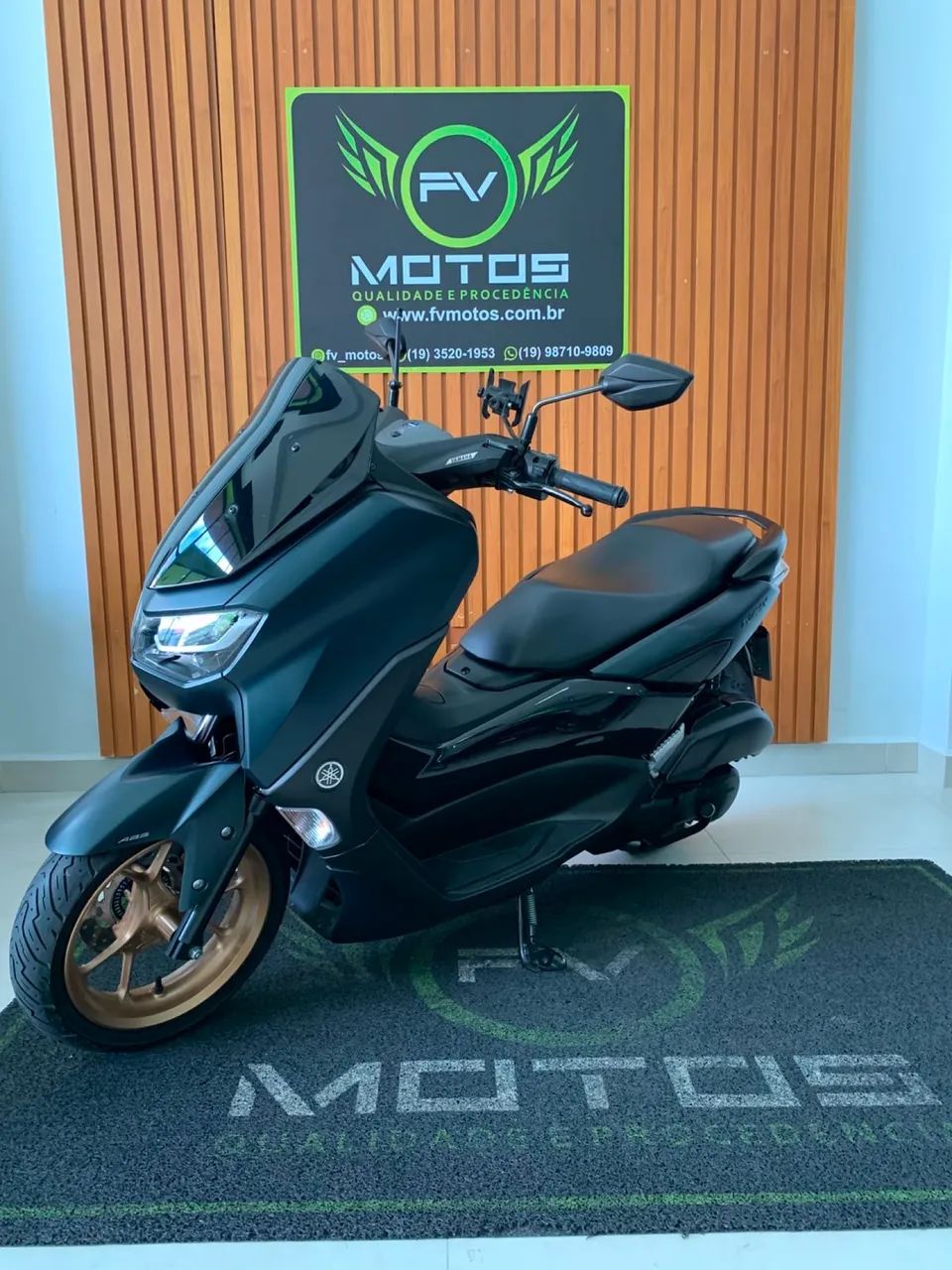 YAMAHA NMAX 160 ABS VERDE 2023 - IMPECÁVEL  - Foto 4