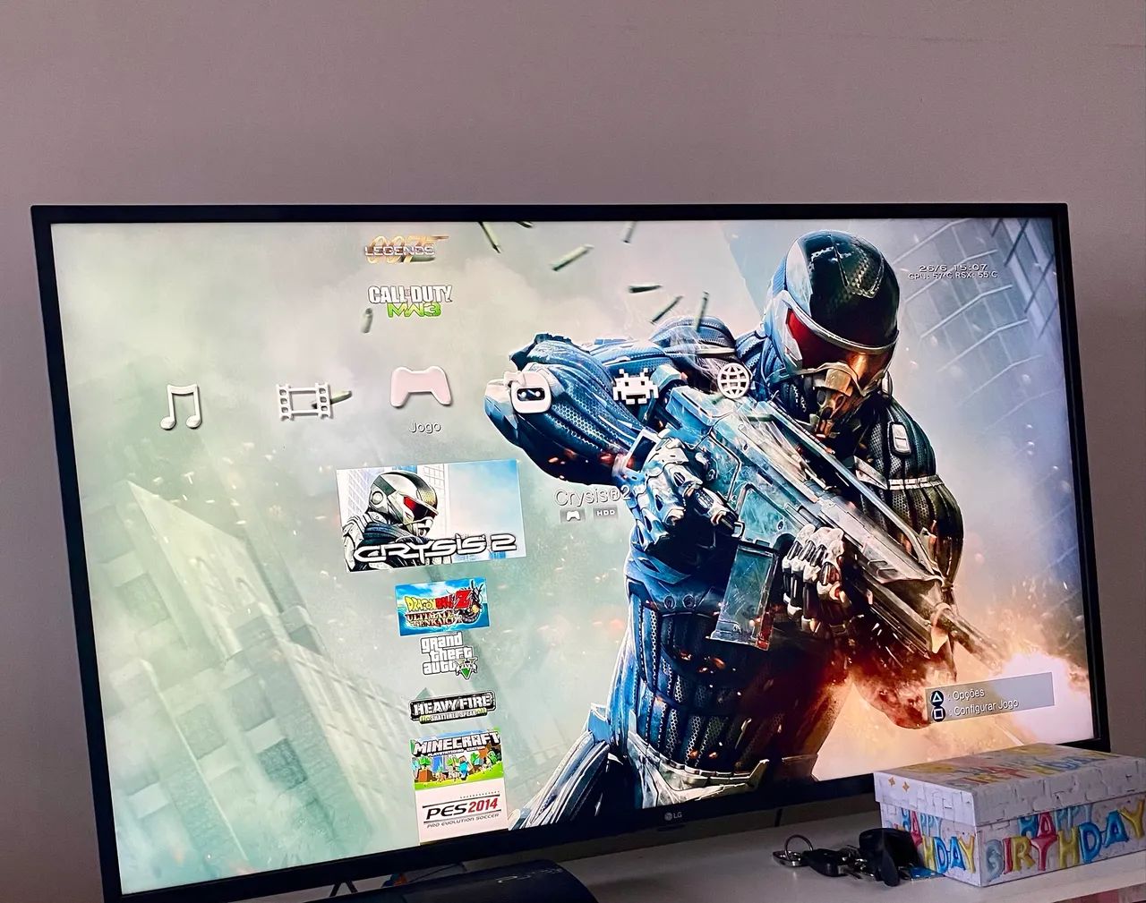 Ps3 com Jogos e Lojas/Entrega Grátis 