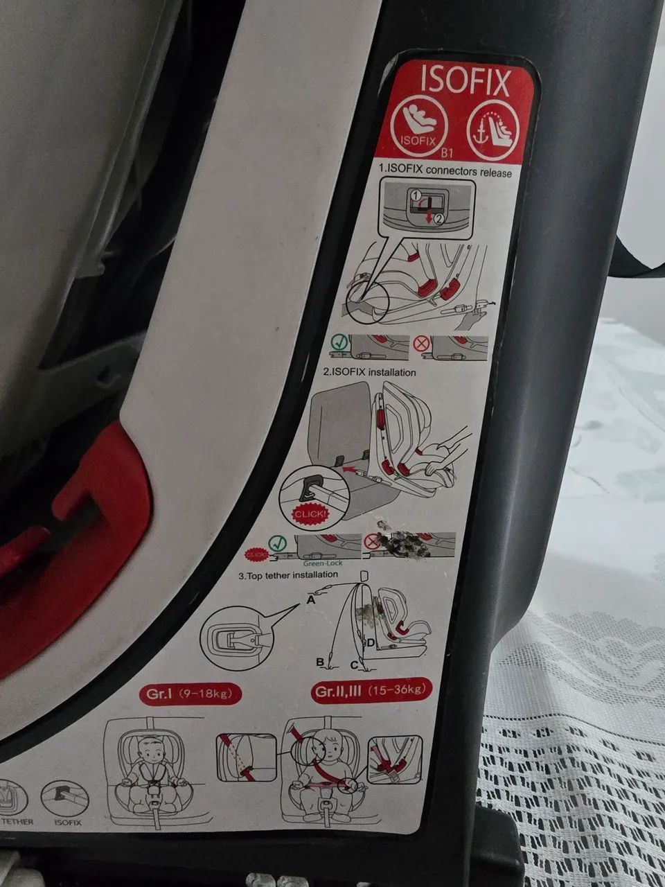 Cadeirinha isofix chicco 36 kg - Foto 4