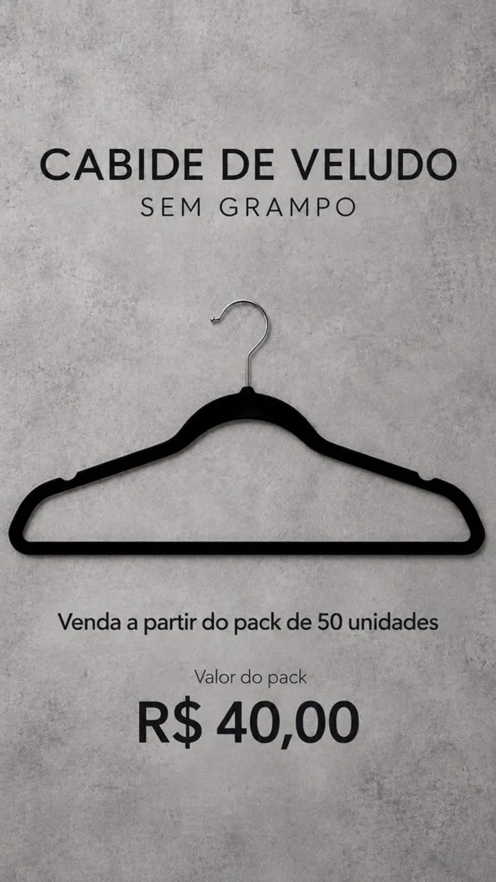 Cabides de Veludo à Venda | Com e Sem Grampo - Foto 3