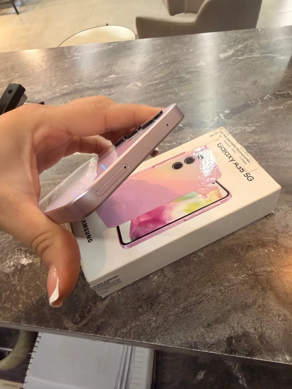 Vendo Samsung A35 256GB cor rosa