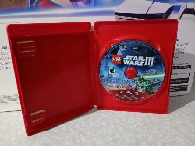 LEGO Star Wars 3 The Clone Wars PS3 Original Seminovo - Jogos de