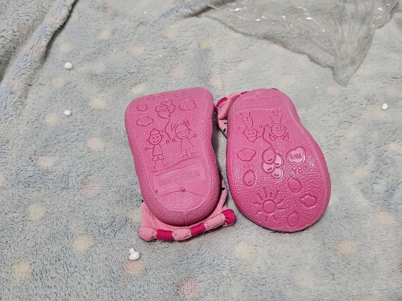 Meia Infantil Menina Bebê Sola Antiderrapante Macia Leve Confortável Dia Dia - Foto 2