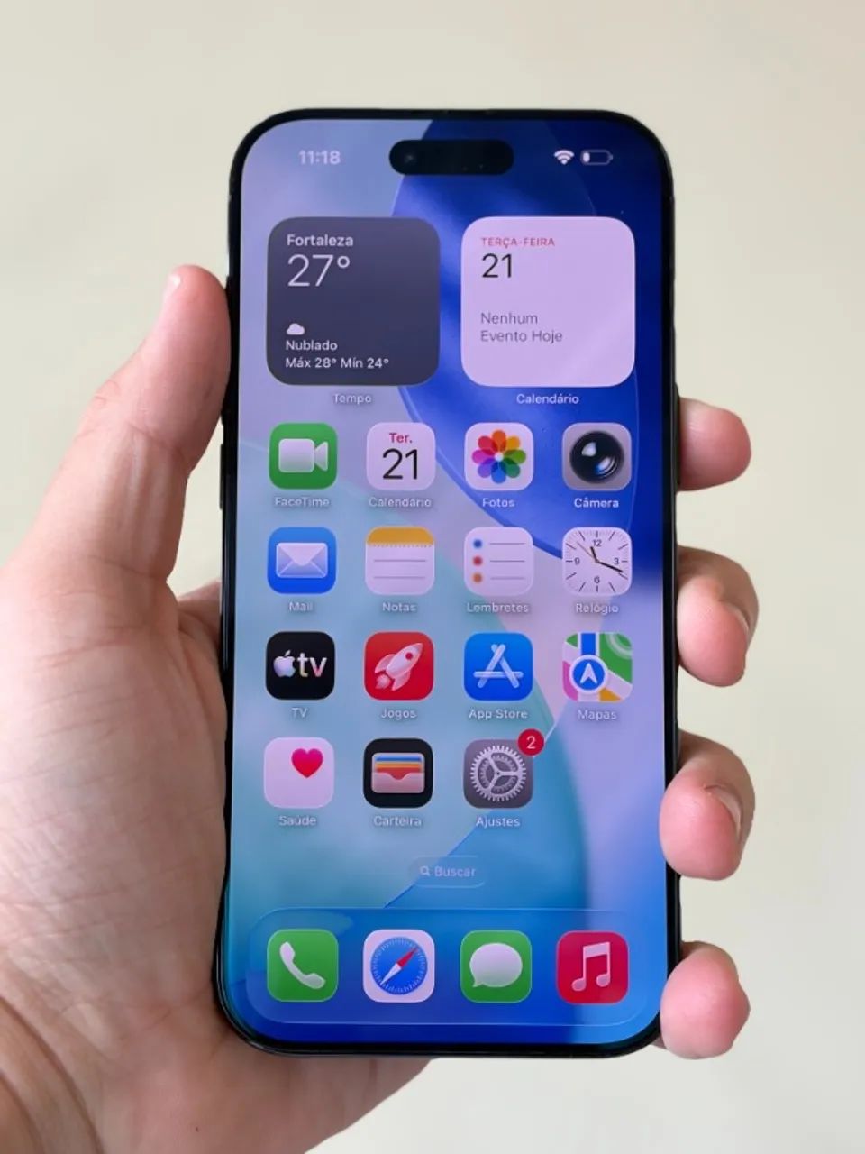 iPhone Air 256GB Preto - Bateria 100% - Garantia até Out/2026