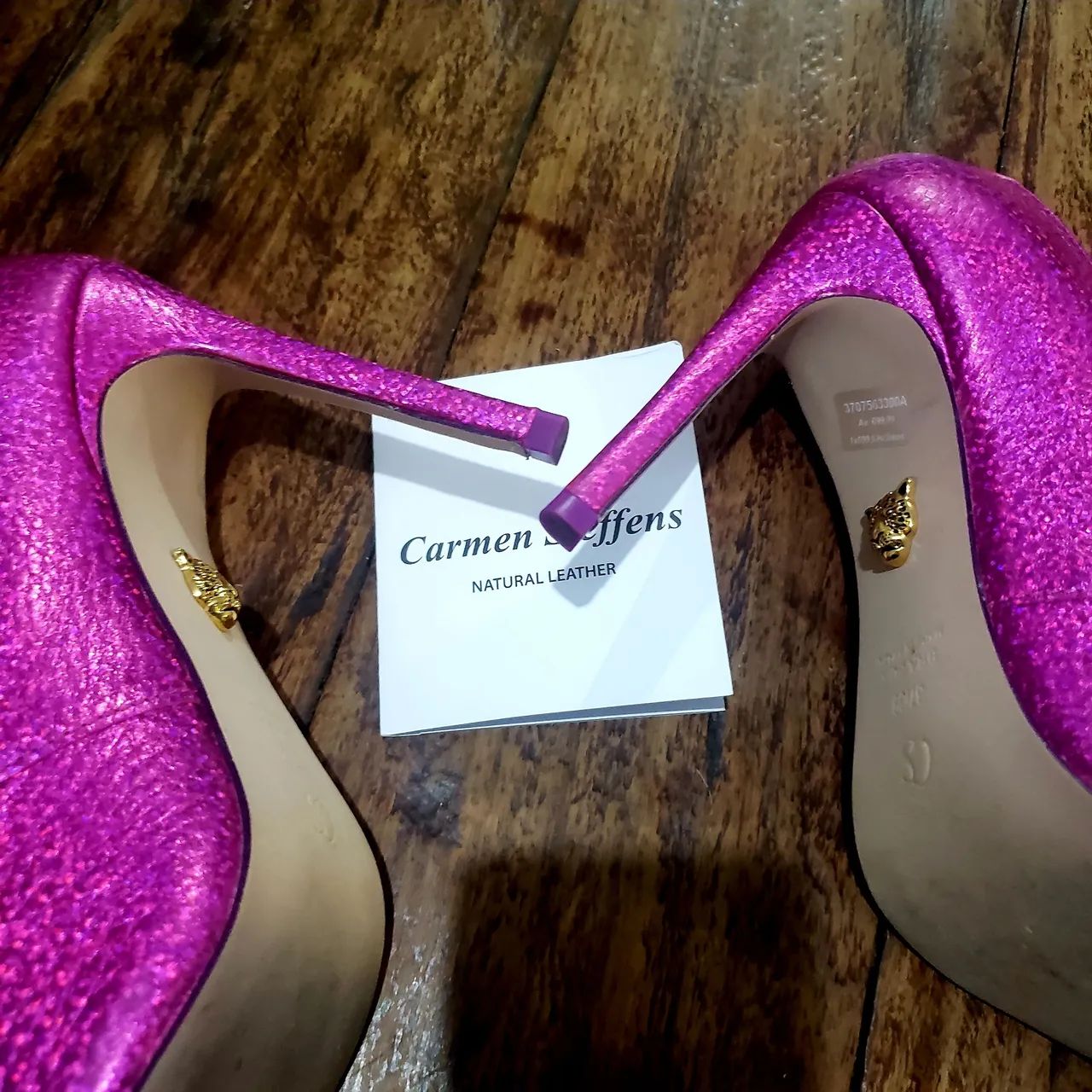 Sapato scarpin Carmen Steffens 37, couro  legítimo  - Foto 4