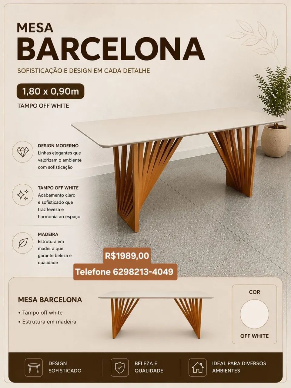 MESA BARCELONA