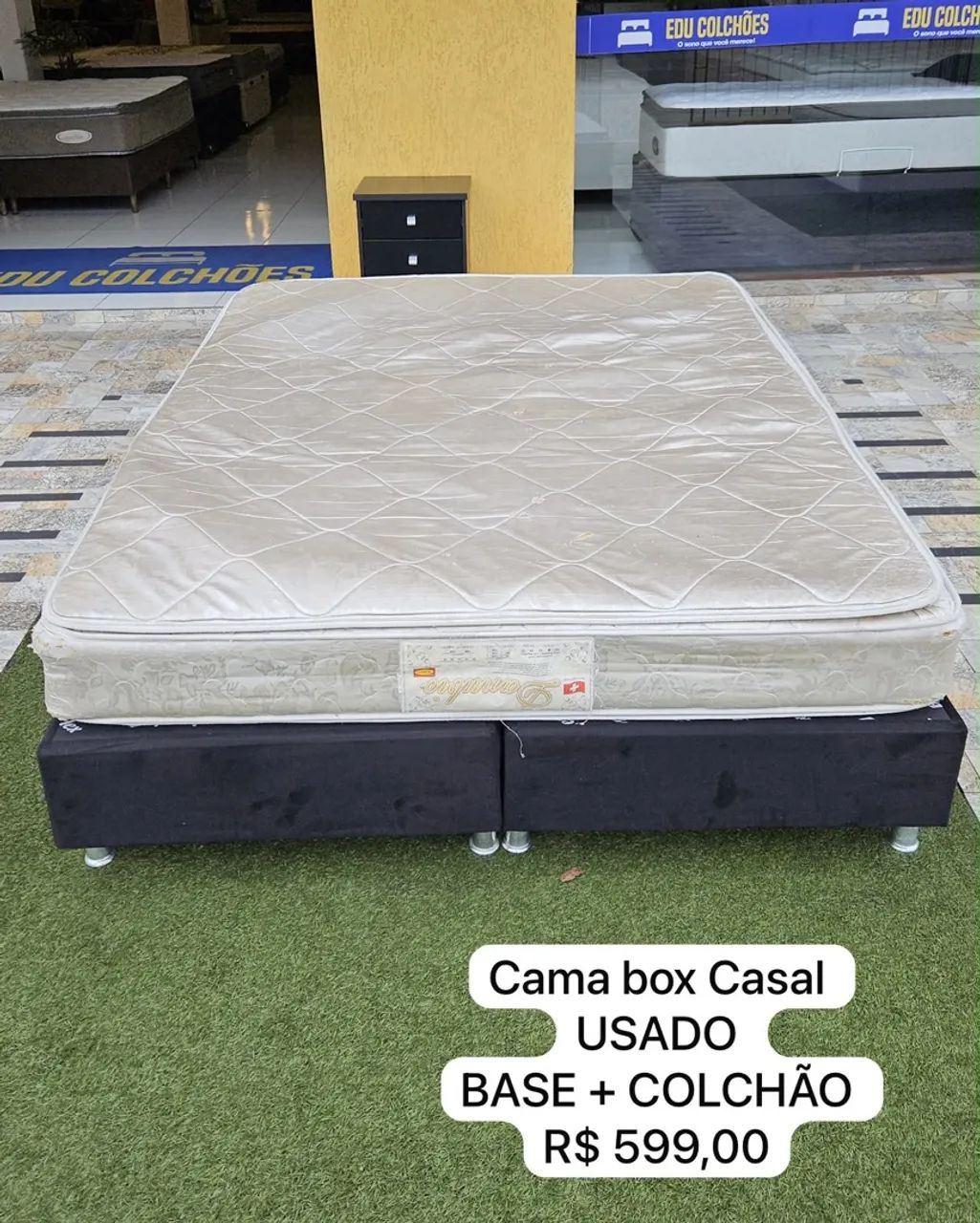 Cama Box Casal USADA com ENTREGA 