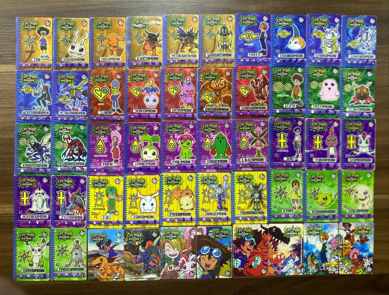 Tazos ligmon - Digimon Elma chips 