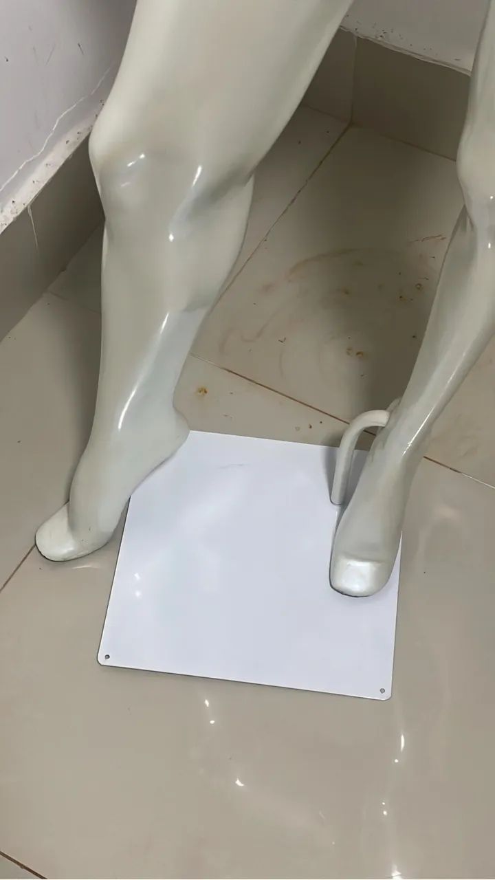 Manequim fibra branco Pérola - Foto 4