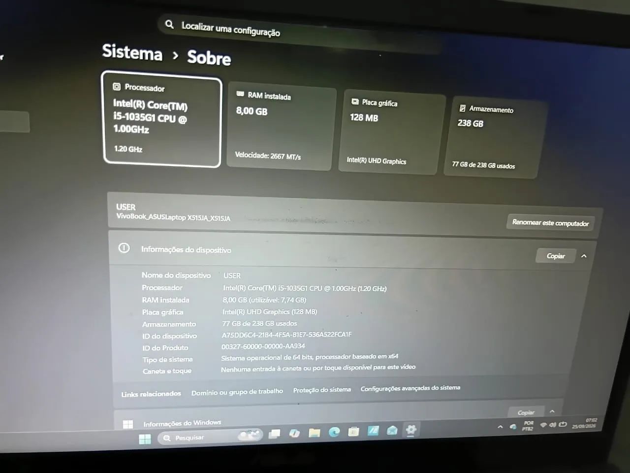 Notebook asus i5 - Foto 3