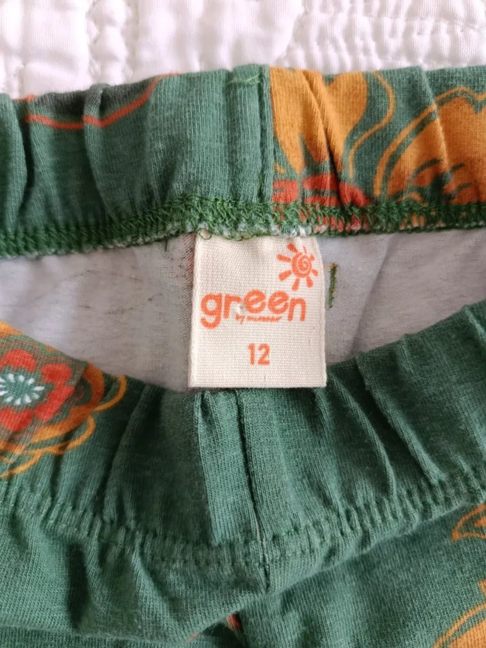 Calça legging infantil verde - Foto 3