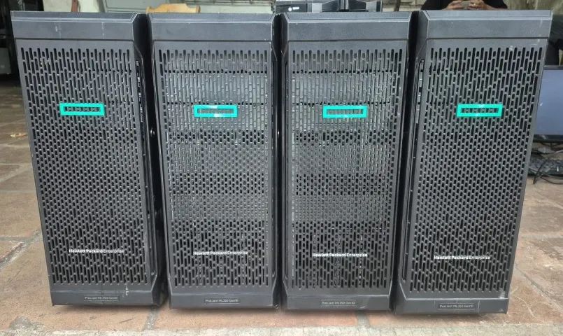 Servidor torre de Dois HPE ProLiant ML350 Gen10 g10 a partir
