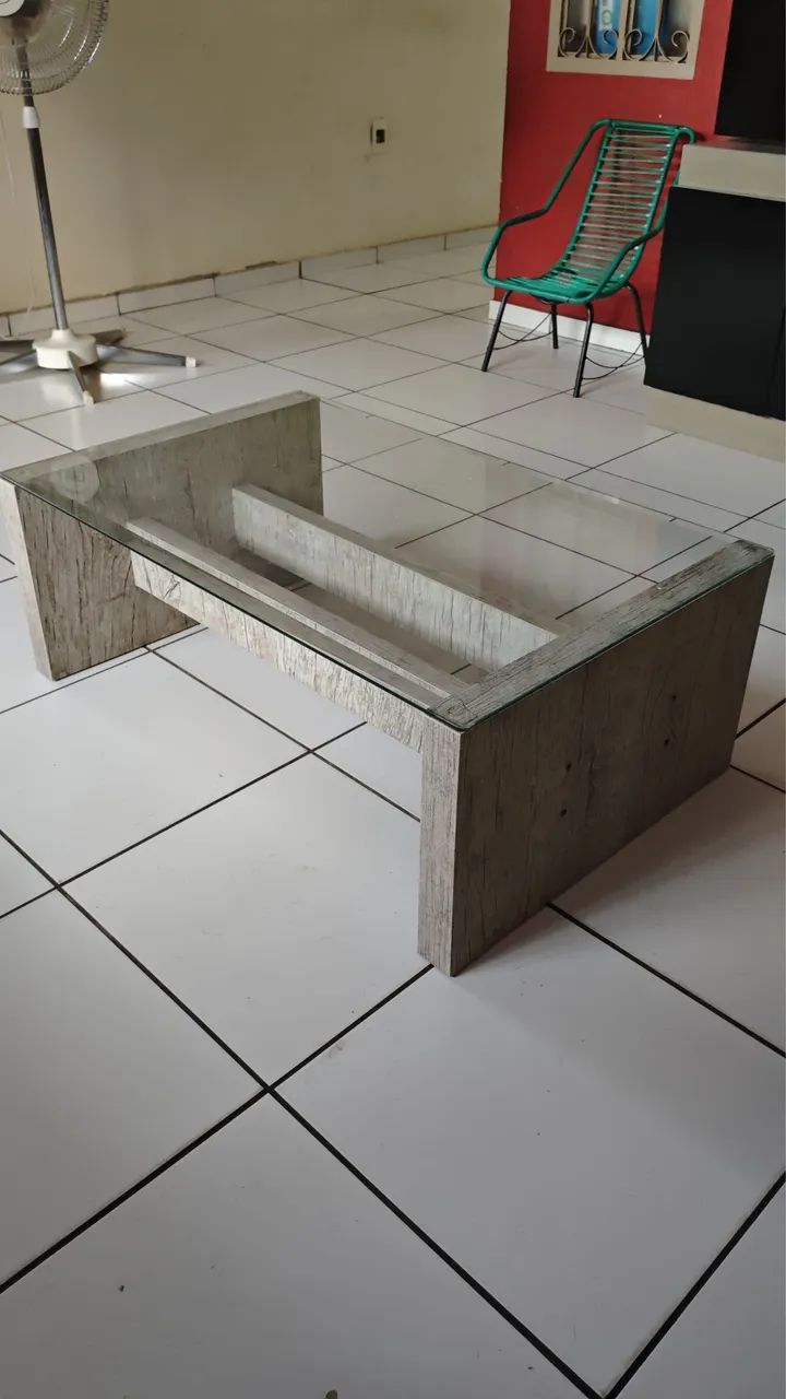 Conjunto de mesa lateral e mesa de centro - Foto 4
