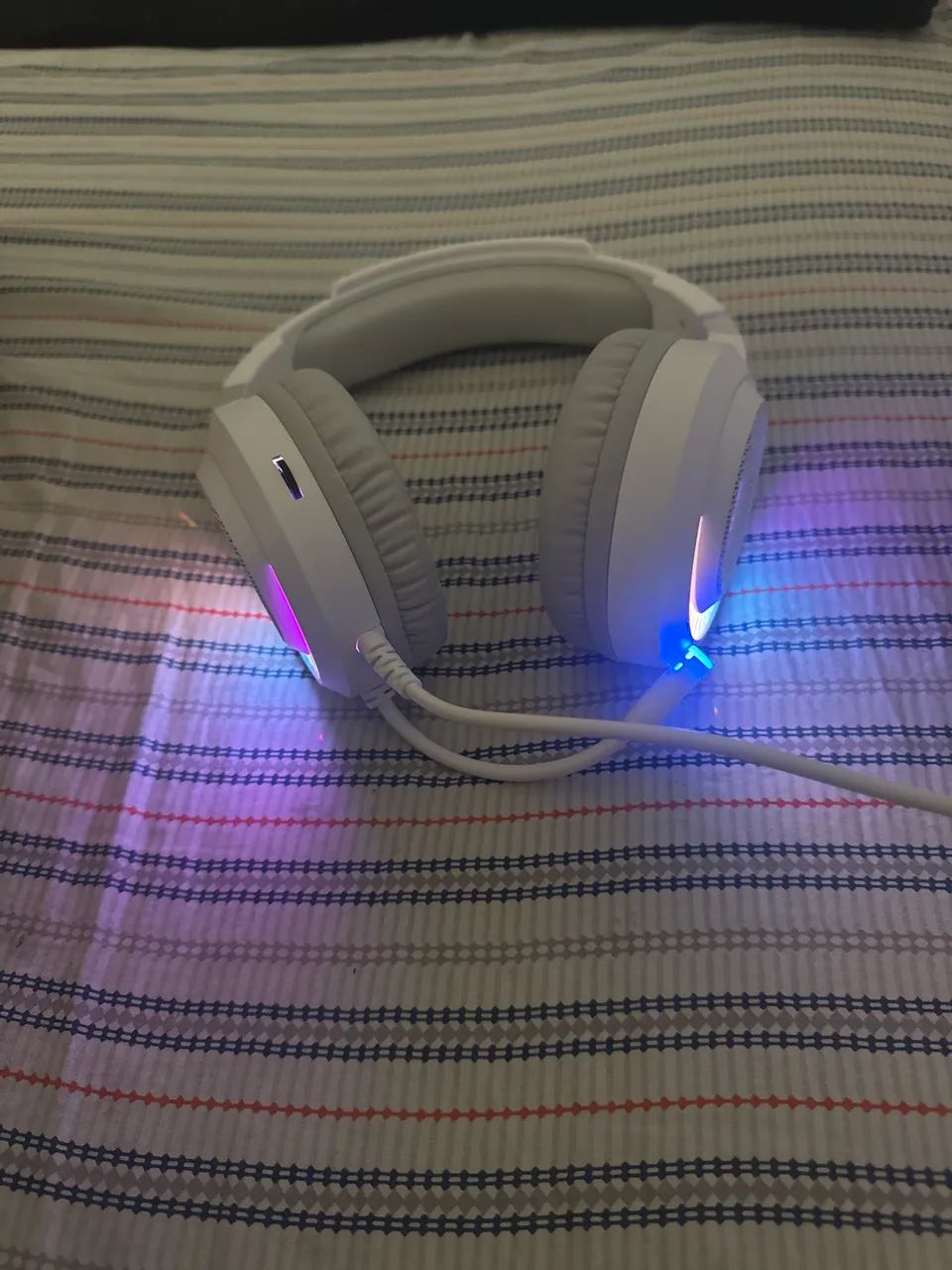 Fone gamer branco - Foto 2