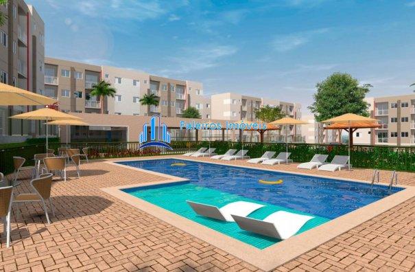 Apartamento 2 dormitórios com sacada e lazer completo MCMV - Apartamento em Lanç...