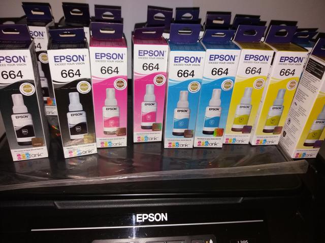 Kit .Tintas, Refil, Corante, Epson 664 Original Embalados A Vacuo - Foto 5