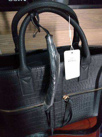 Bolsa Preto e branco PRIMARK - Foto 5