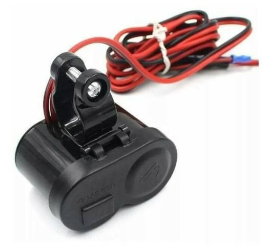  Carregador Celular para moto Gps Acendedor Cigarro - Foto 2