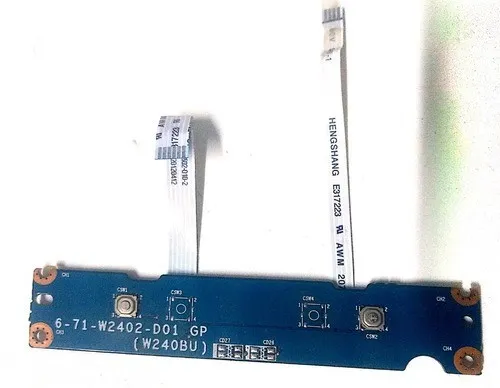 Placa Botão Do Touchpad Notebook W7535 / 6-71-w2402-d01 - 309