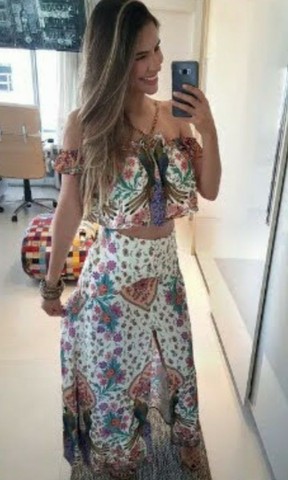 Vestido longo Farm - Foto 5