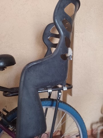 Cadeira para bike com bagageiro traseiro 130