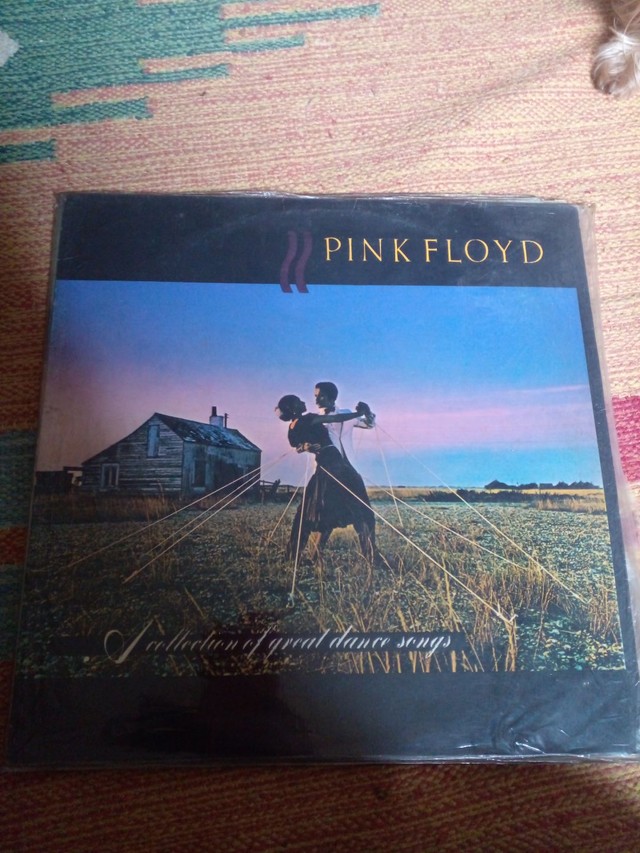 Coleção com 6 discos de vinil do Pink Floyd