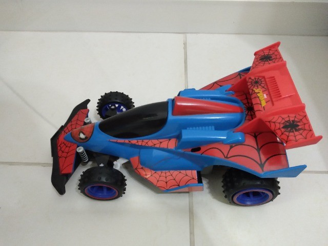 Carrinho Candide Spider Man Web Runner Marvel Homem Aranha - Foto 4