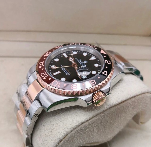 Relógio Rolex GMT Master 2 Rose Gold Novo - Foto 2