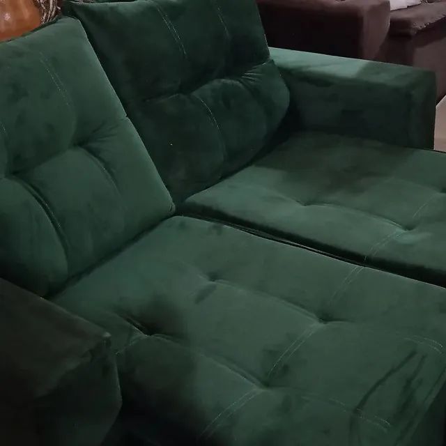 Sofá retrátil não reclinável 1.63larg.de 1.699 por 699,99 peça de