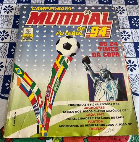 Álbum Copa do Mundo 1994 – Editora Panini – Museu da Copa